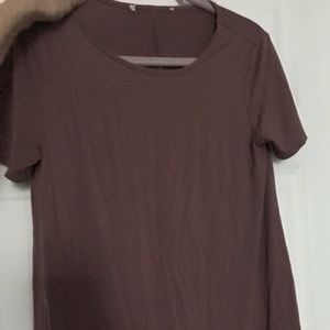 Mauve T-Shirt Dress